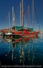 Gulets in Bodrum Marina (by voyageAnatolia.blogspot .com)
