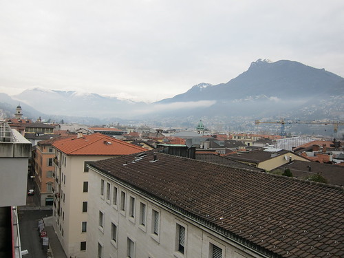 overlooking Lugano
