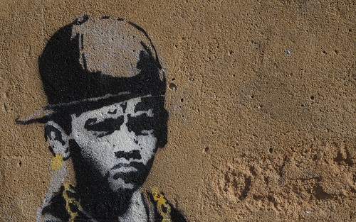 Banksy - Boy Detail by Romanywg.
