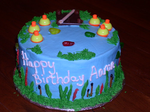 Fish Birthday Cakes. Fishing Pond Birthday Cake