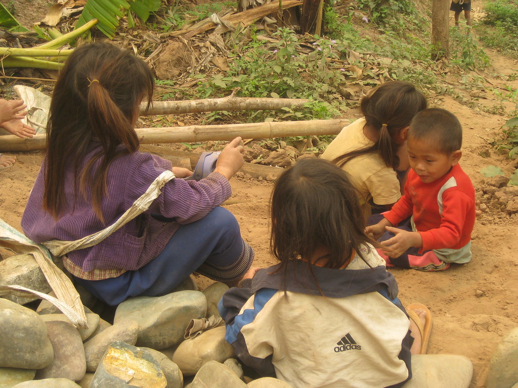 Rural Lao kids