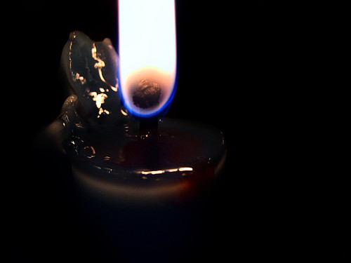 bleeding candle