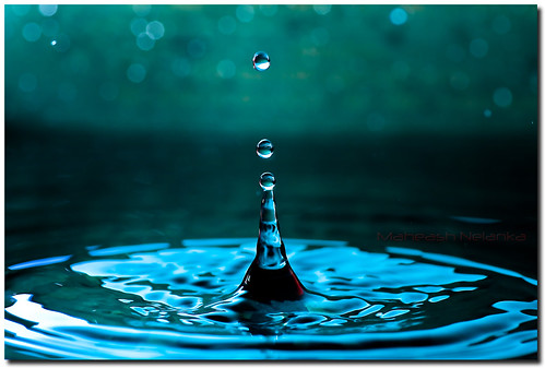 Drops Of Water by Maheash Nelanka.