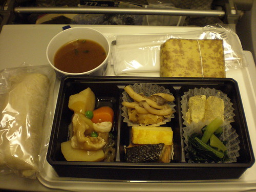 Meal at JAL (Haneda to Paris CDG)