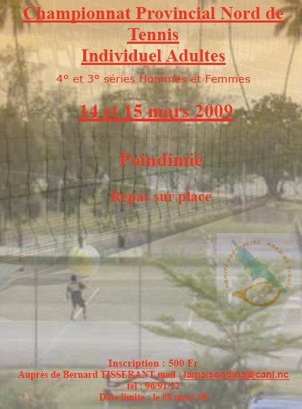tournoi provincial de Poindimie 2009