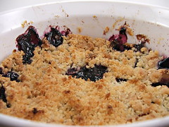 Apple and Blueberry Crisp - Fresh from the Oven