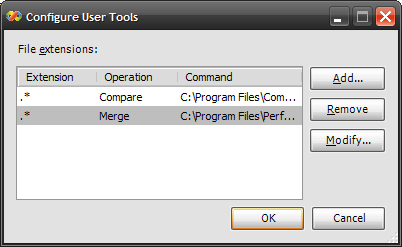 Configure User Tools