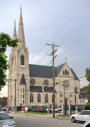Most Holy Trinity Roman Catholic Church, in Saint Louis, Missouri, USA - exterior from north