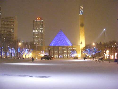 Edmonton City Hall in Winter