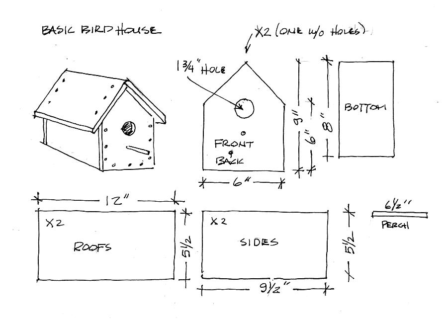 Basic Birdhouse Plans PDF Woodworking