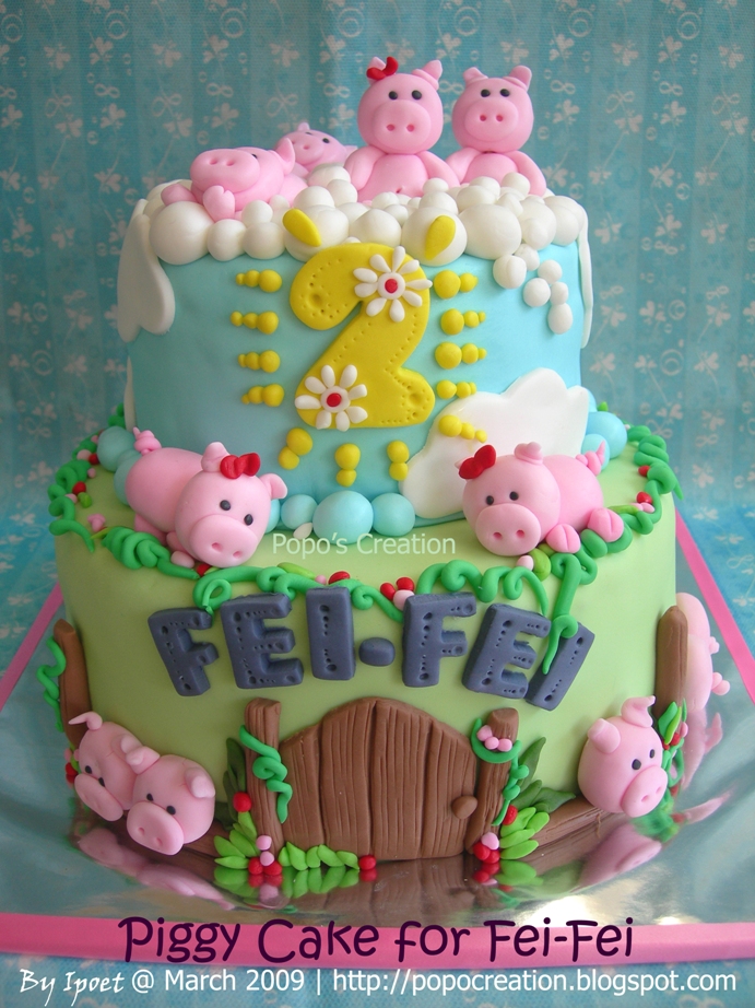 Piggy cake for Fei-Fei