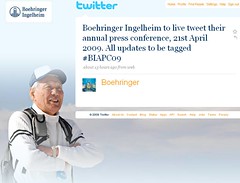 Boehringer Ingelheim: Live-Twitter von der jährlichen Pressekonferenz