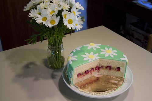 Mother's Day cake with flowers