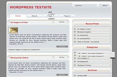 Free Wordpress Digital Gray Web2.0 Template