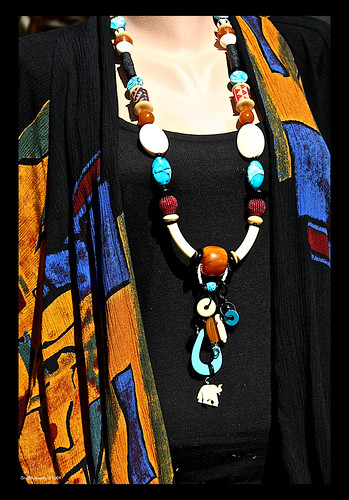Tribal Treasures...a collection of handmade beads from our visit to Africa by you.
