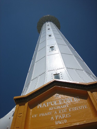 Phare Amadee:  Ilot Amadee Lighthouse, built in the 1860s