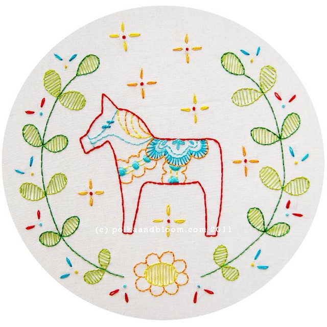 Swedish horse pattern - Dala Häst