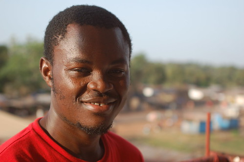 Alie, a developer in Monrovia, Liberia
