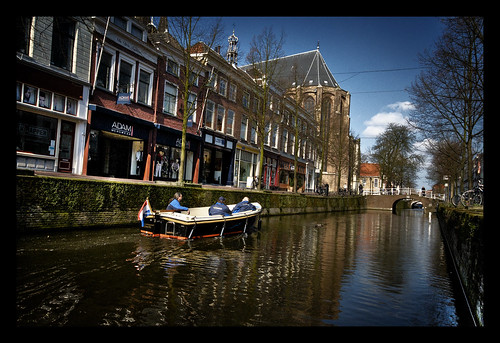 A canal in Delft