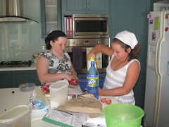 Amy & Hannah make cookies