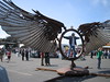 Giant wing sculpture