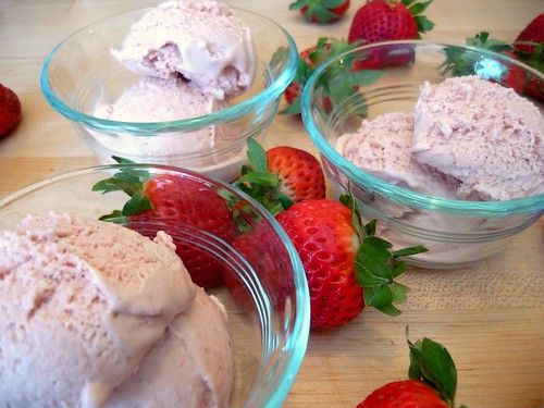 Strawberry-Vanilla Bean Ice Cream