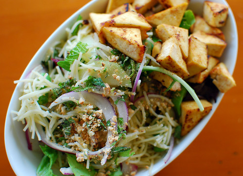 Vietnamese Salad with Grilled Tofu