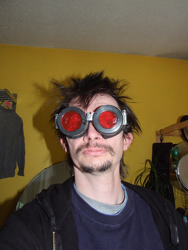 Homemade Steampunk Goggles. DSi middot; rubber goggles middot; steampunk goggles