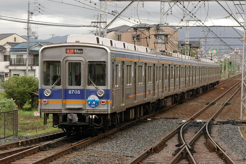 Nankai8200series in Shirasagi,Sakai,Osaka,Japan 2009/4/26