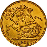 Australia Proof-1920-Sydney-Mint-Sovereign