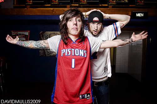 David and Kyle of Breathe Carolina. This was at the first date of the Take 