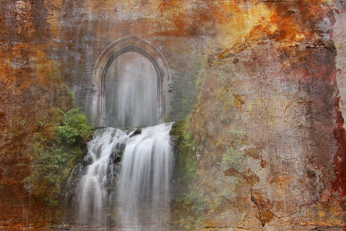 Woods Waterfall Door II by John Banks