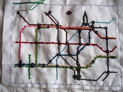 Tube x-stitch by Meg Pickard
