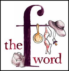 Extract from the book cover, The F Word: How we learned to swear by feminism