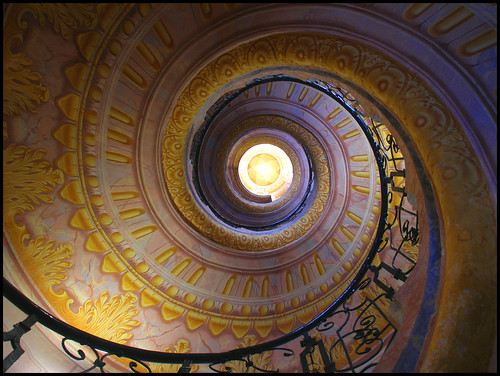 018-escalera de la abadia de Melk-Fotografía-Laura (& Garrett)