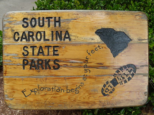 SC State Park Sign at the Welcome Center