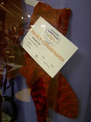 Highly commended - crocheted socks