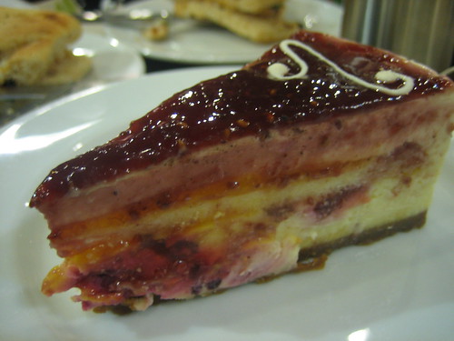 Raspberry Mango Cheesecake