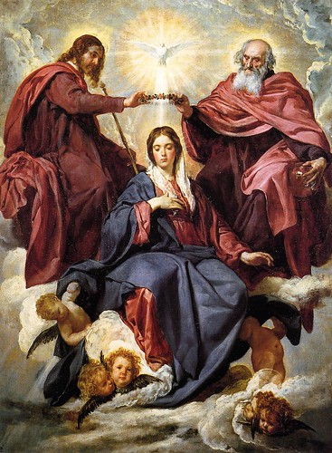 D. Velázquez. La coronación de la Virgen. Museo del Prado, Madrid.