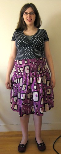 Pinned up hemline--is this a good length?