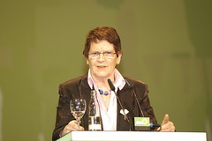 Rita Süßmuth (CDU) als Gastrednerin bei den Gr...