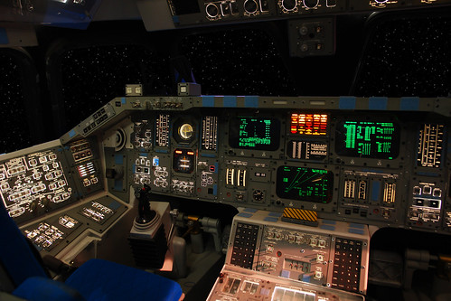 space shuttle cockpit pictures. A real Space Shuttle Cockpit,