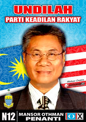Poster Calon PKR Penanti by pendunkclanz