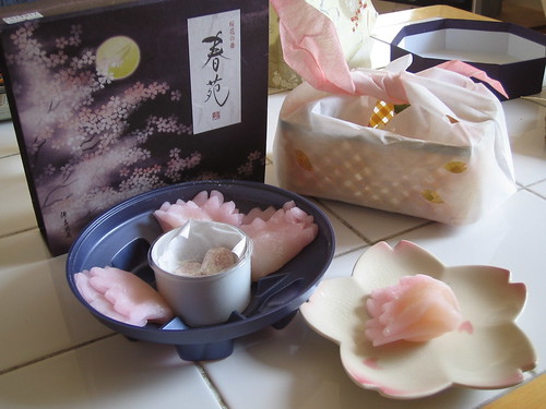 Minamoto Kitchoan - Sakura flavoured mochi