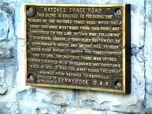 Old Natchez Trace marker
