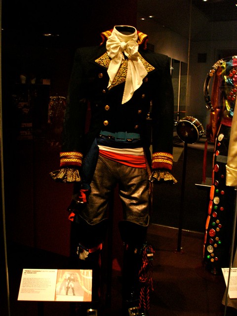 The "Prince Charming" costume. This was positioned next to a Mick Jagger costume. Jagger looked positively puny next to Adam Ant!