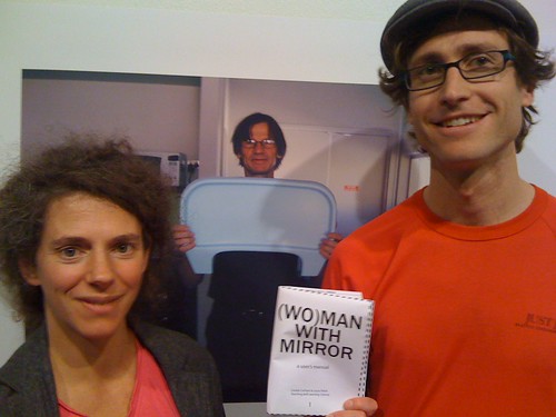 louise and lucas with woman with mirror users manual