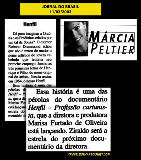 "Henfil" - Jornal do Brasil - 11/03/2002