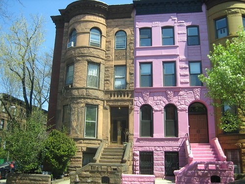 the pink brownstone.