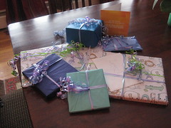 beautifully wrapped gifts from Aymi